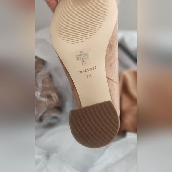 Nine West Magnett Women's Block Heel Slouchy Dress Boots SIZE 7 - Picture 3 of 3